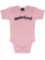 Motörhead vauvanbody Rocker Logo vaaleanpunainen – heavy vauvanbodys