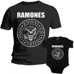 Duo Rockset Ramones Father's T-shirt & Ramones Onesie Baby