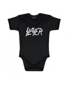 Slayer vauvanbody Rocker Logo valkoinen – heavy vauvanbodys