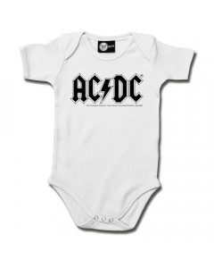 ACDC vauvanbody valkoinen – AC-DC vauvanbodys heavy lapsetti
