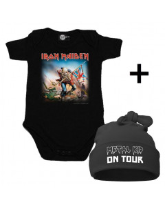 vauvan lahjasettiti Iron Maiden vauvanbody vauvan- & heavy Kid on Tour pipo