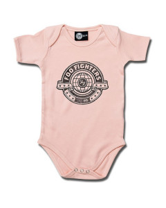 Foo Fighters vauvanbody Rocker Logo vaaleanpunainen – heavy vauvanbodys